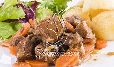 صينية اللحم بالخضار