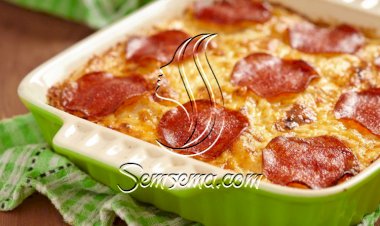 مكرونة البيتزا