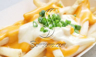 بطاطس مقلية بجبن الموزريلا فريكو