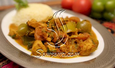 كاري الدجاج بالفيديو