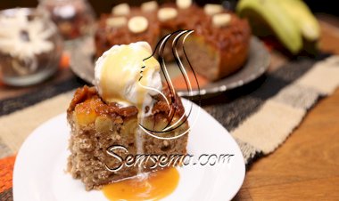 كيكة الموز بالفيديو