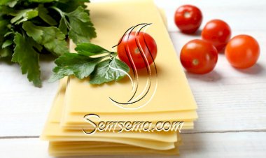 طريقة عجينة اللازانيا