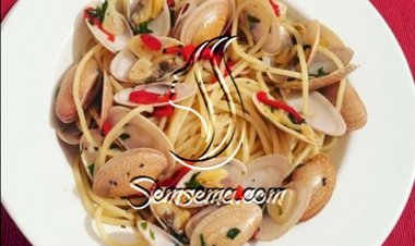 سباجيتي بصدف البحر