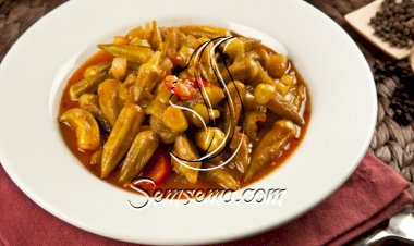 بامية بالطماطم للرجيم