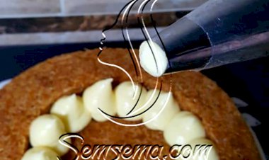 تارت الكنافة بالكاسترد