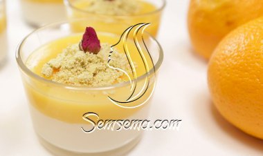 مهلبية البرتقال بالفيديو