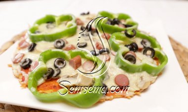 بيتزا الخضار بالمقلاة بالفيديو