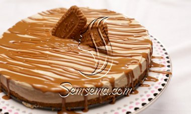 التشيز كيك باللوتس بالفيديو