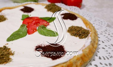 تارت اللبنة والزعتر بالفيديو
