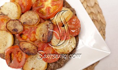 صينية الكفتة بالبطاطس بالفيديو