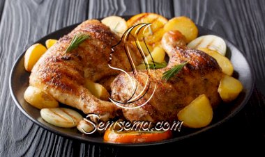 صينية دجاج وبطاطس بالفرن