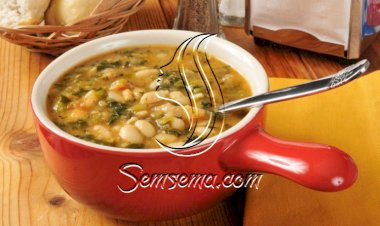 شوربة الفاصوليا البيضاء بالليمون