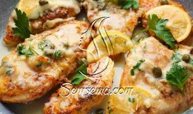 دجاج بيكاتا بالليمون لمرضى السكري