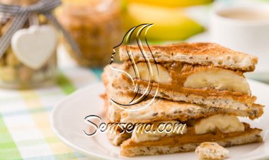 ساندويشات زبدة الفول السوداني والموز لأطفالك