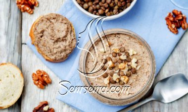 حمص بالعدس البني من المطبخ التركي