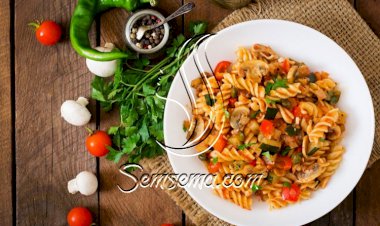 باستا بالخضار للرجيم