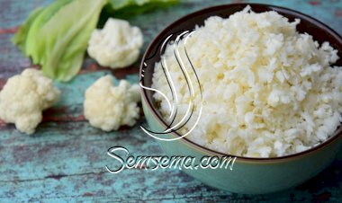 أرز القرنبيط بالفرن لمرضى السكري