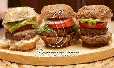 برغر اللحم الصحي بالفيديو