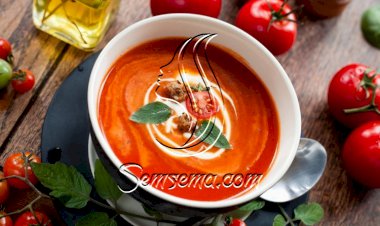 شوربة الطماطم المشوية