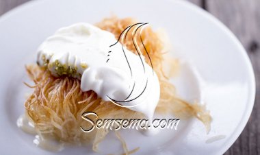 القشطة من الحليب المجفف