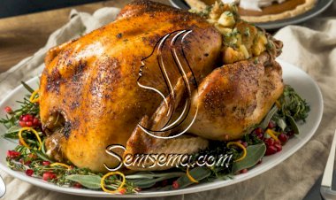 الديك الرومي بالفرن