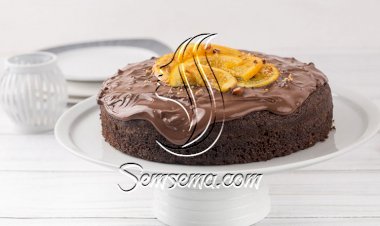 كيك الشوكولاتة والبرتقال