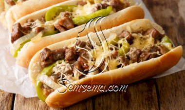 ساندويش الستيك بالجبن الشهي