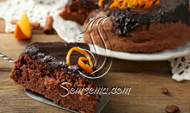 كيك البرتقال بالشوكولاتة