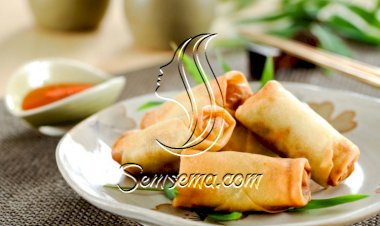 سبرينج رول بالخضار