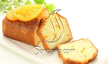 كيك زبادي بالبرتقال