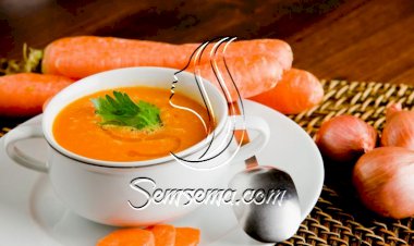 شوربة جزر بالكريمة