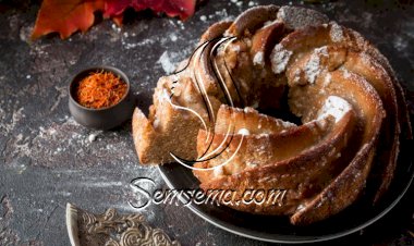 كيكة الزعفران الهشة