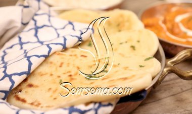 خبز النان الهندي بالفيديو