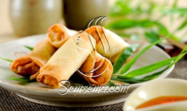 سبرنج رول بالخضار مشوي للرجيم