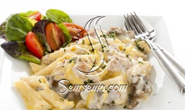 سلطة مكرونة بالمايونيز والذرة