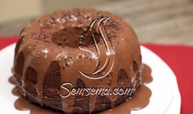 كيكة الشوكولاتة بالتغليفة بالفيديو