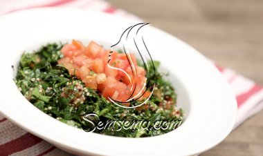 تبولة الكينوا بالفيديو