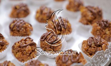 كرات الكورن فليكس بالشوكولاتة بالفيديو