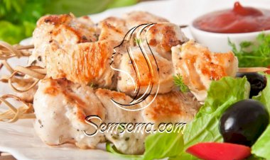 تتبيلة شيش طاووق بالزبادي