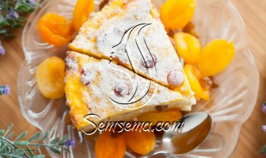 كيك المشمش المجفف