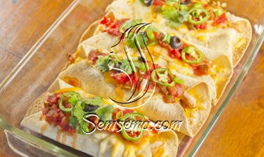 انشيلادا الدجاج من المطبخ المكسيكي