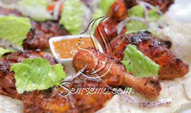 دجاج تركي بالفرن بالفيديو