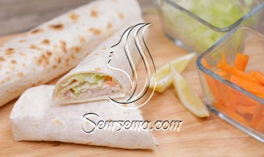 لفائف التونة بالمايونيز بالفيديو