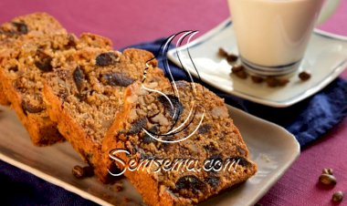 كيك التمر بالقرفة والتفاح