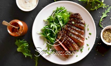 ستيك بصلصة الباربيكيو