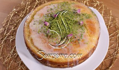 بسبوسة التشيز كيك بالفيديو