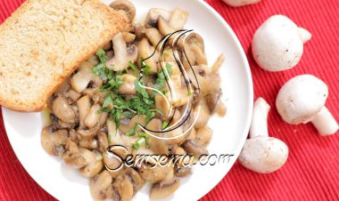 فطر مطفى بالثوم والليمون بالفيديو