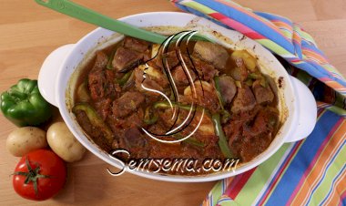 صينية البطاطس باللحم بالفيديو