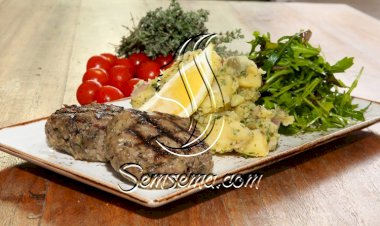 بفتيك لحم بالبطاطس