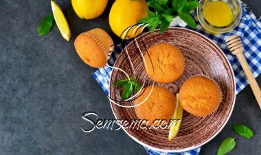 كب كيك الليمون بالقرفة